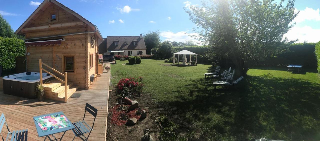 Chalet & Spa Sur La Cote Fleurie آوبيرفيل المظهر الخارجي الصورة
